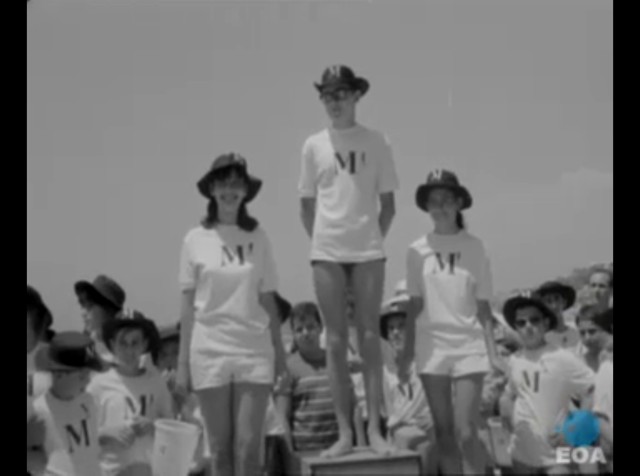 Ο Τάκης Πρώτος Πανελλήνιος Νικητής Διαγωνισμού Κτίσματα στην Άμμο 1966